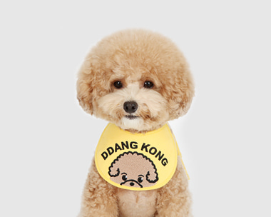 빼꼼 custom scarf bib(yellow)